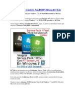 Integrar SP1 de Windows 7 en DVD