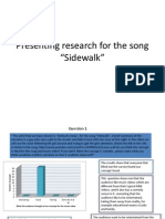 Presenting Research For The Song Sidewalk