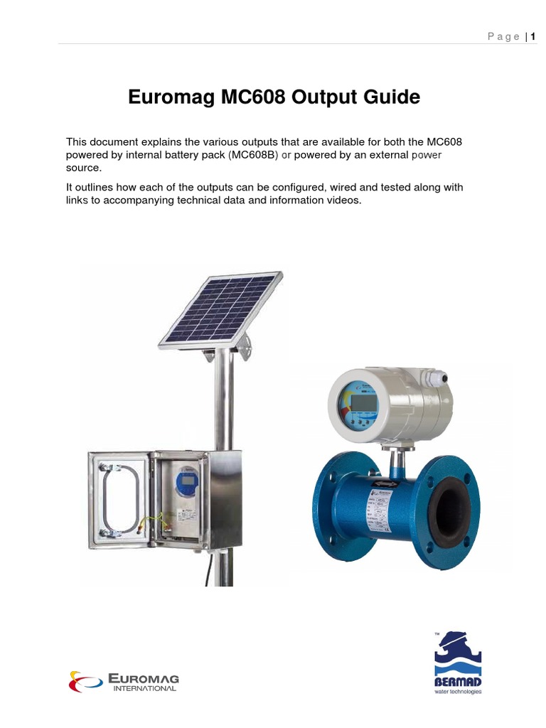 MC608 Output Wiring Guide | PDF
