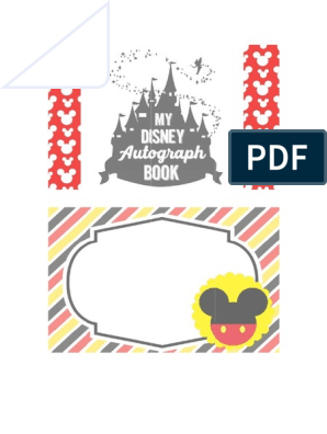 Libro Firmas Disney