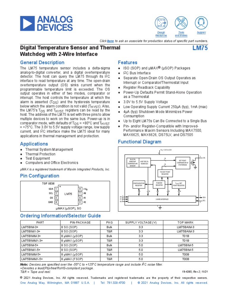 LM 75 | PDF