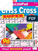 PuzzleLife PuzzlePad Criss Cross Super - 29 December 2022