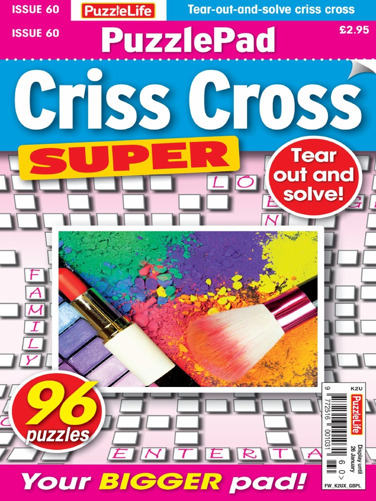 PuzzleLife PuzzlePad Criss Cross Super - 29 December 2022 | PDF