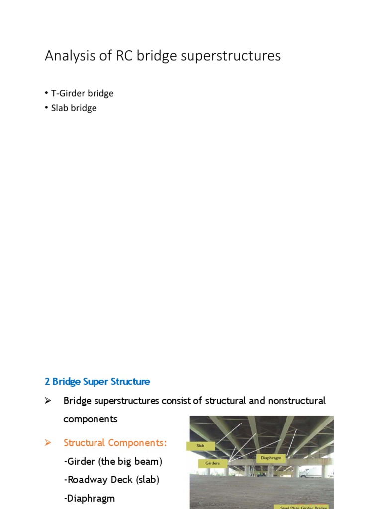 RC Bridge Superstructure Analysis Guide | PDF