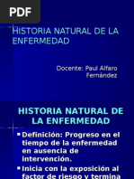 Historia Natural de La Enfermedad