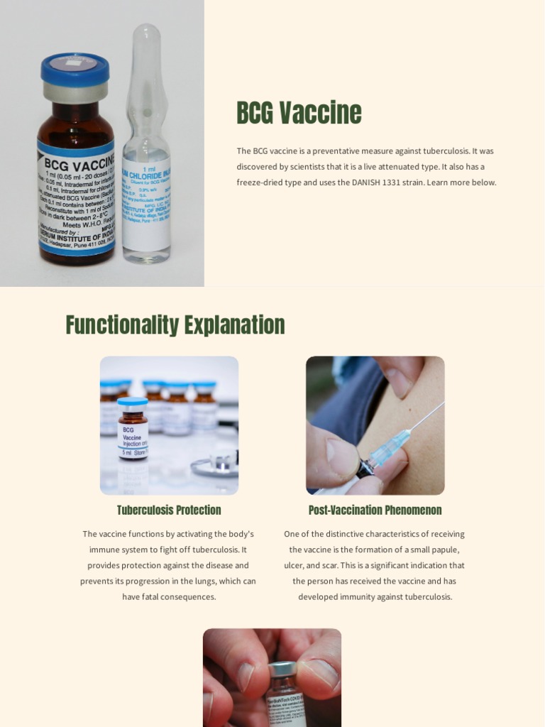 BCG Vaccine | PDF