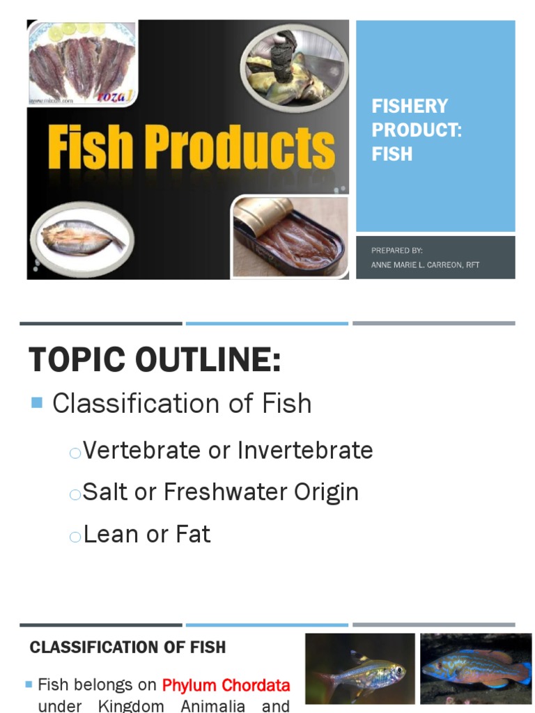 Fish Classification and Types Explained | PDF