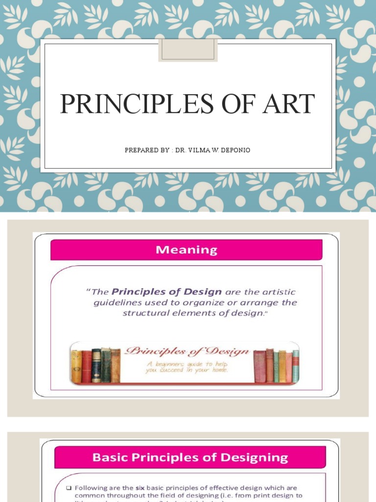 Principles of Art PDF