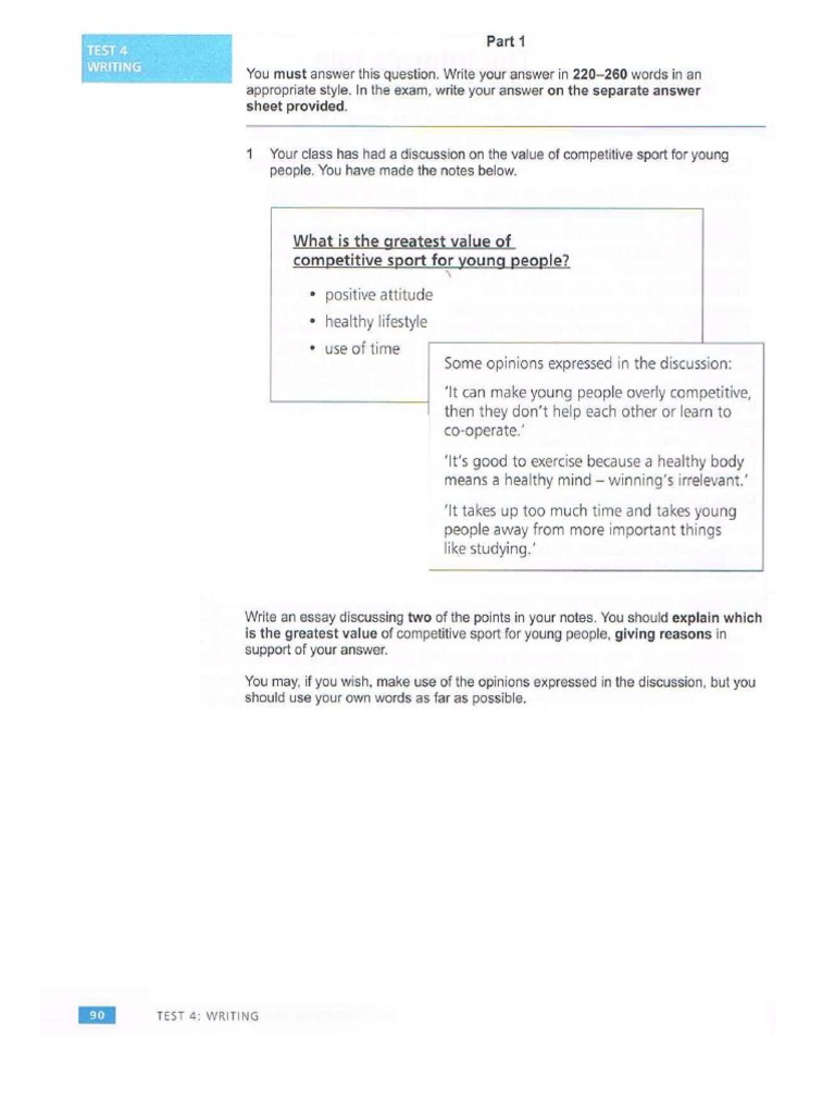 Mock CAE Writing 3 | PDF