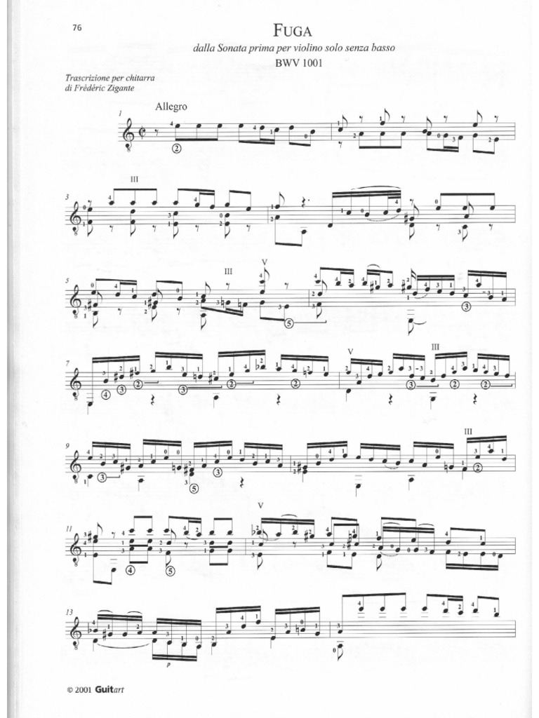 Fuga - Bach | PDF