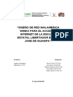 Ddiseño de Red Inalambrica Wimax