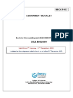 Cell Biology BBCCT-103 (E)