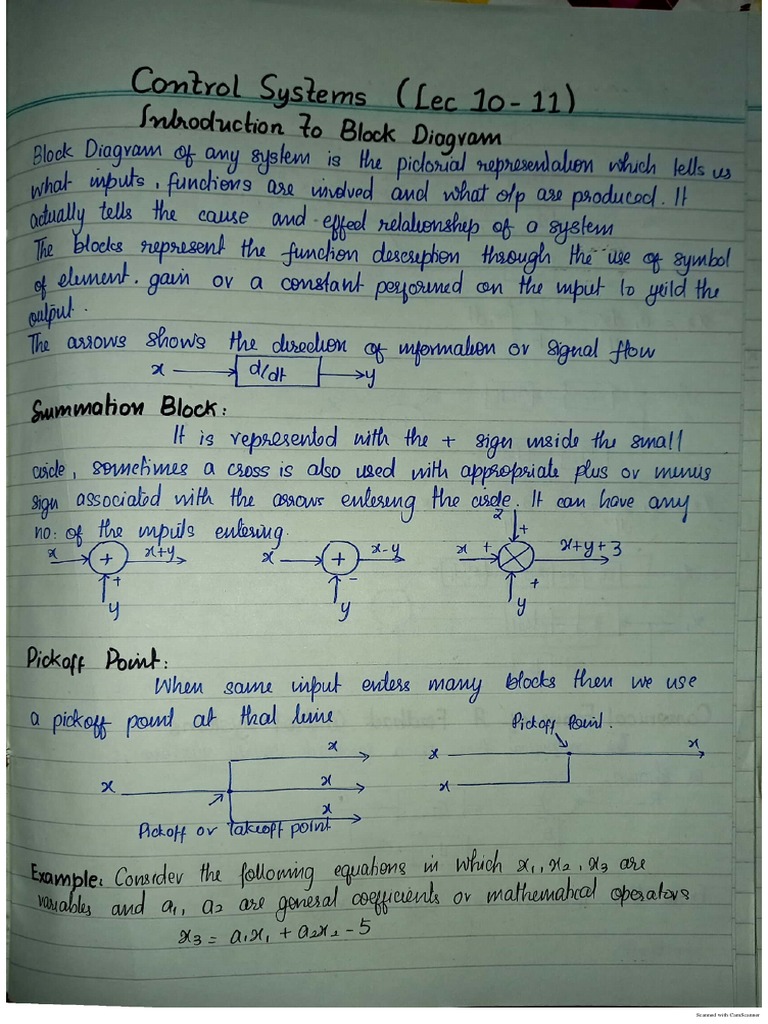 Control system notes pdf