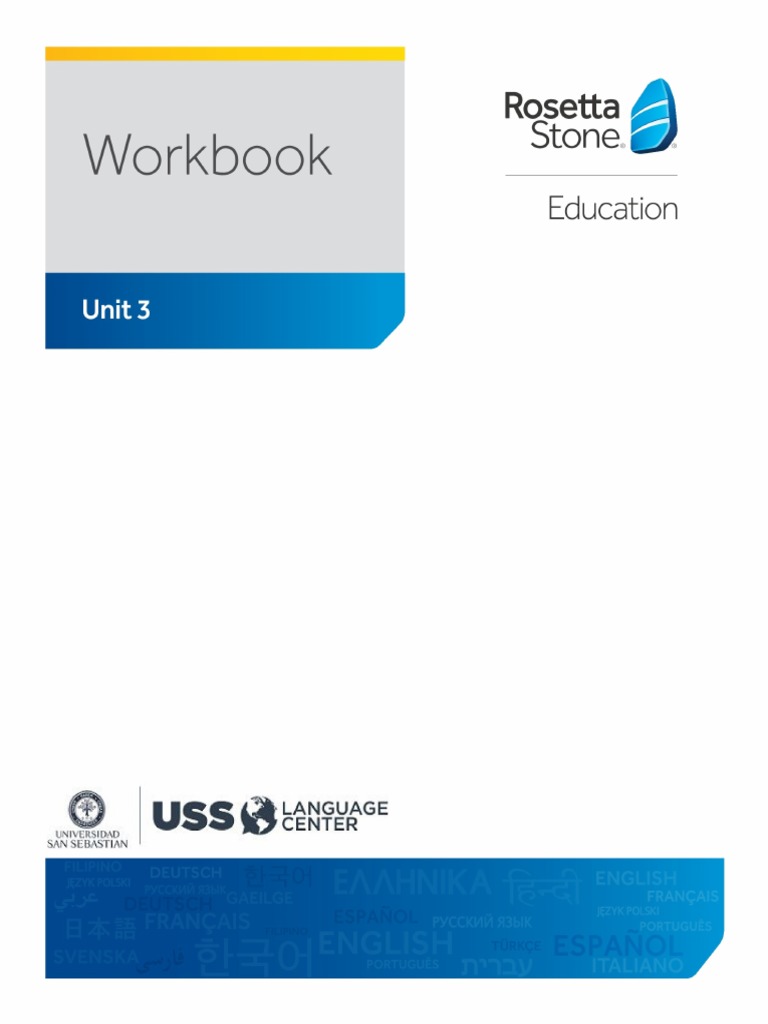 Unit 3 Workbook (All Activities) | PDF | Foreign Language Studies ...