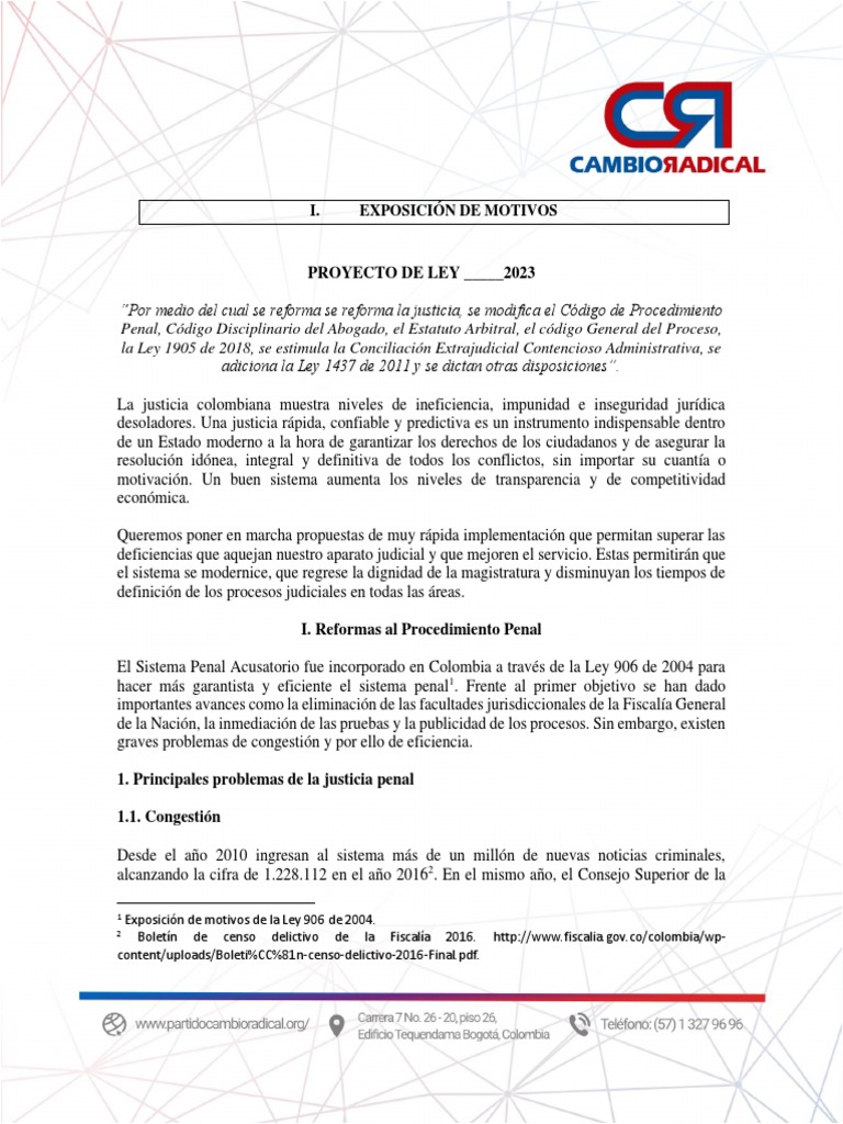PL.0182023C (Reforma A La Justicia) PDF