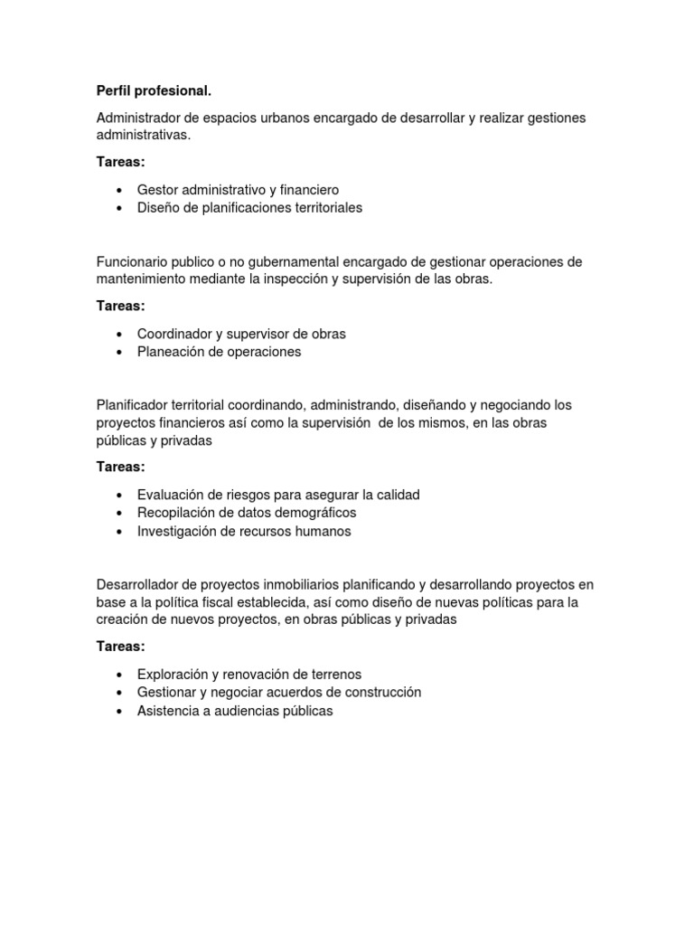 Perfil Profesional Term | PDF | Crecimiento personal y profesional