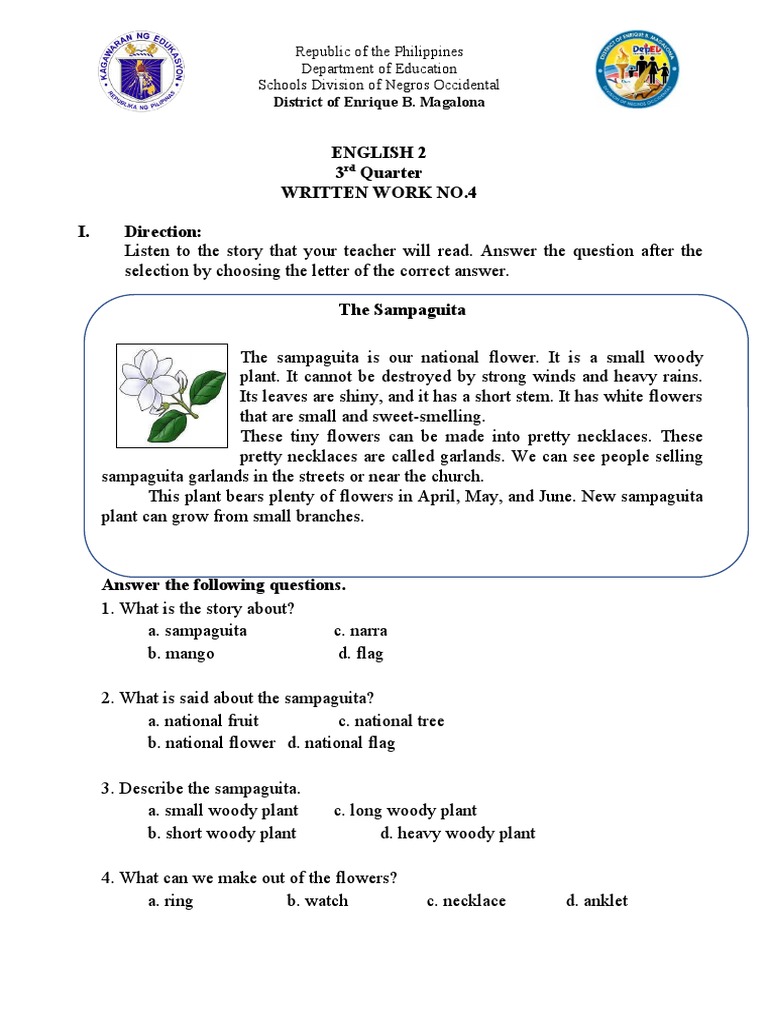 Summative Test No 4 Final Pdf
