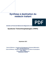 Synthese MG Syndrome Trichorhinophalangien Trps