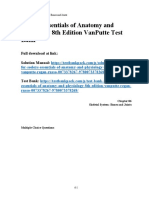 Seeleys Essentials of Anatomy and Physiology 8th Edition VanPutte Test Bank Download