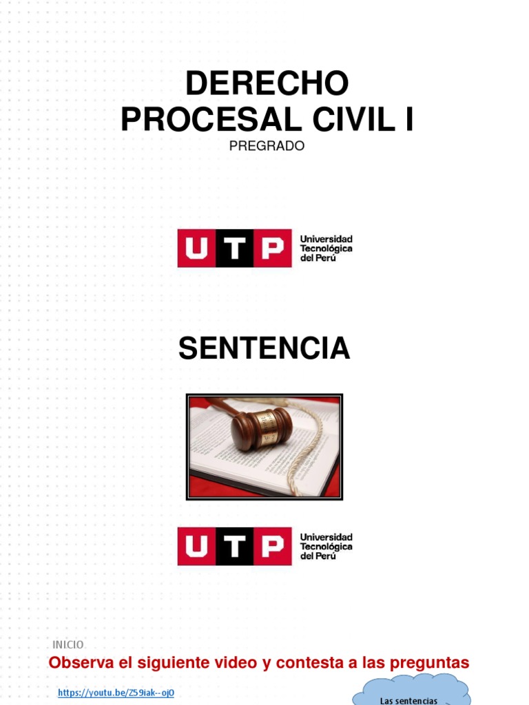 Fundamentos de la Sentencia en Derecho Procesal | PDF