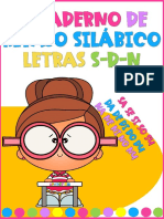 Cuaderno de Repaso Silabico Letras S D N