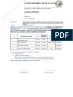 Informe #01 Ingreso Personal