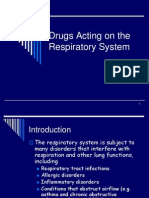 Drugs That Affect The Respiratory System For Nurse (WITH COPD)