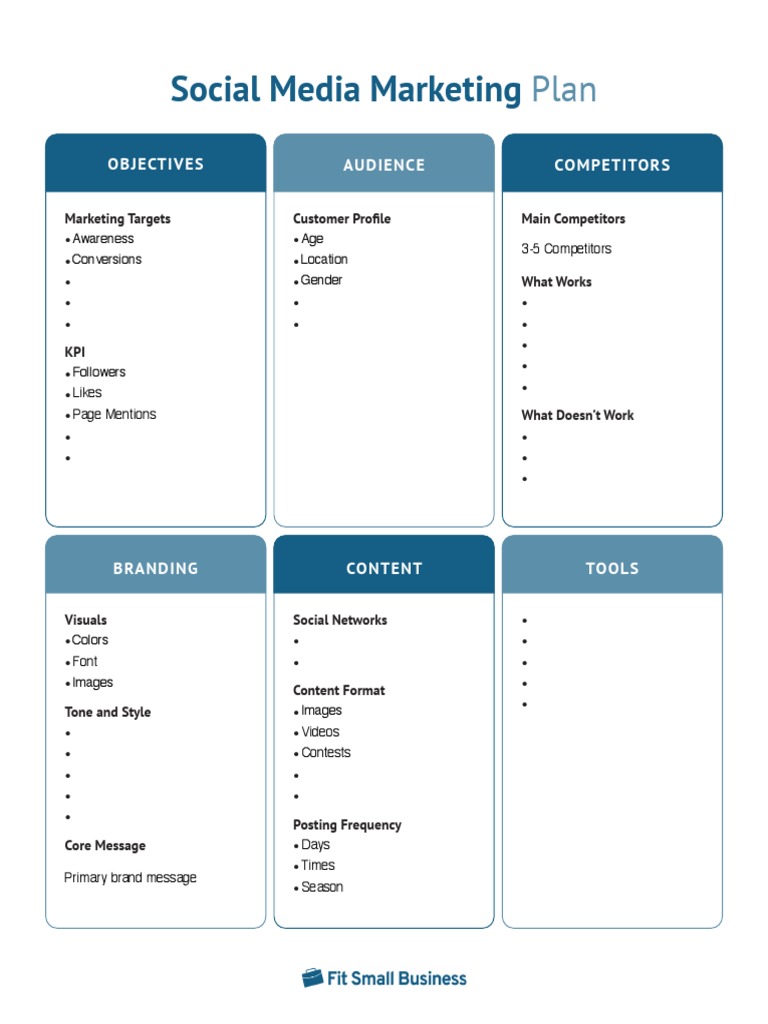 Social Media Marketing Plan | PDF