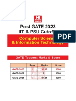 Cs It - Post Gate 2023 Iit Made Easy