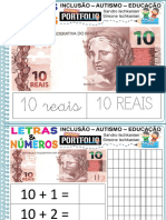 5 Adição 10 Reais Sistema Monetário Brasileiro