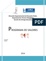 AGENDA DE VALORES. Final