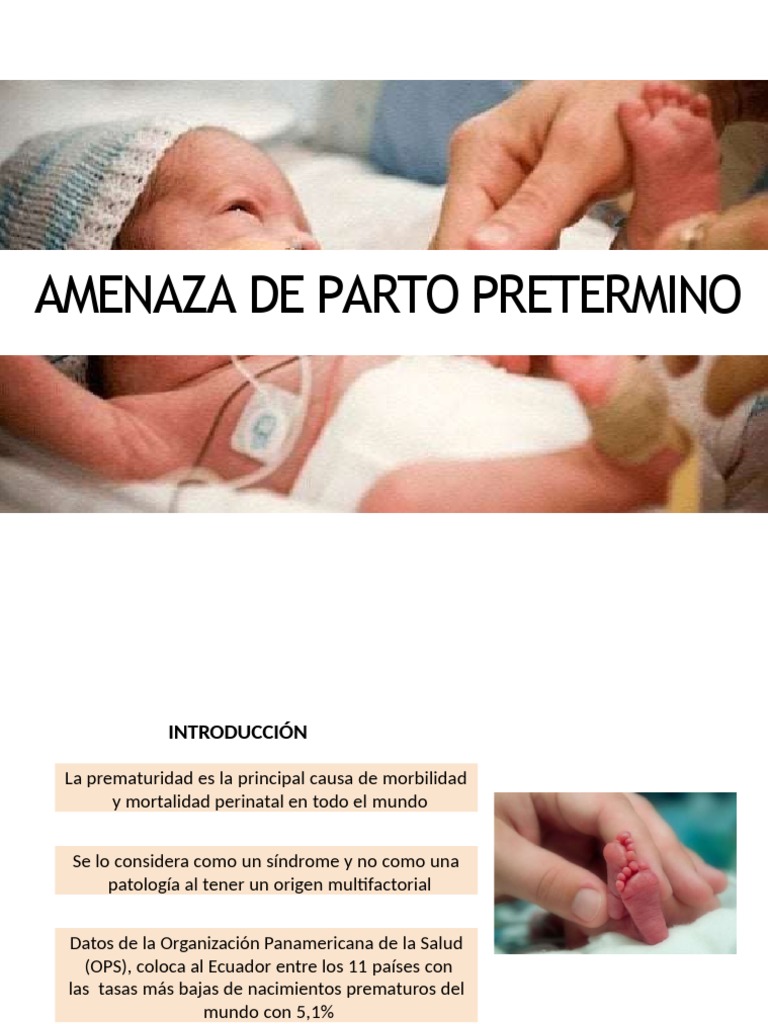 Amenaza de Parto Pretérmino: Guía Clínica | PDF | Parto prematuro | Parto