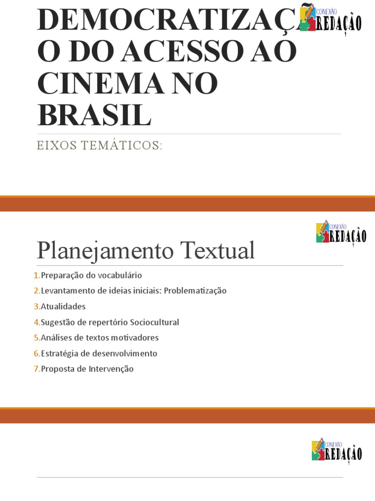 Democratização Do Acesso Ao Cinema No Brasil | PDF