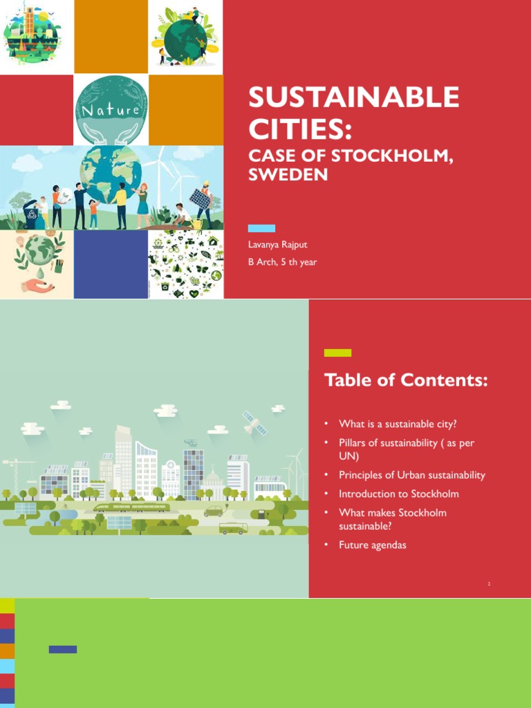 Stockholm: A Model for Sustainable Cities | PDF | Sustainability ...