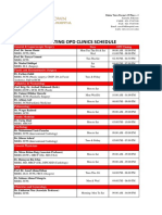 Opd Consultant Timining 19 July