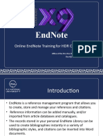 EndNote Presentation Slide