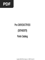 Pro C651EX/C751EX (D074/D075) Parts Catalog