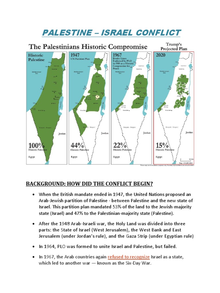 Palestine-Israel Conflict | PDF | Israel | World Politics