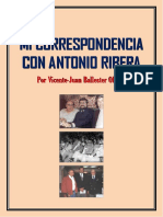 Mi Correspondencia Con Antonio Ribera
