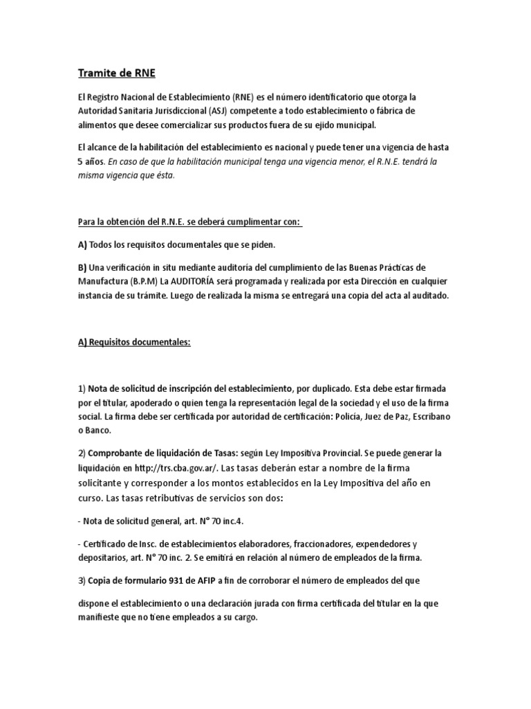 Guía para Tramitar el RNE | PDF | Finanzas y dinero