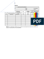 Formato de Lista de Sustancias Peligrosas - ITESEL SAC