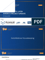 Webinar On Latin America Project Update