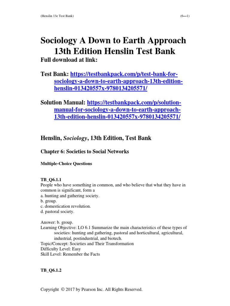 SOCIOLOGY A DOWN TO EARTH APPROACH 14TH EDITION FREE intelligence overview