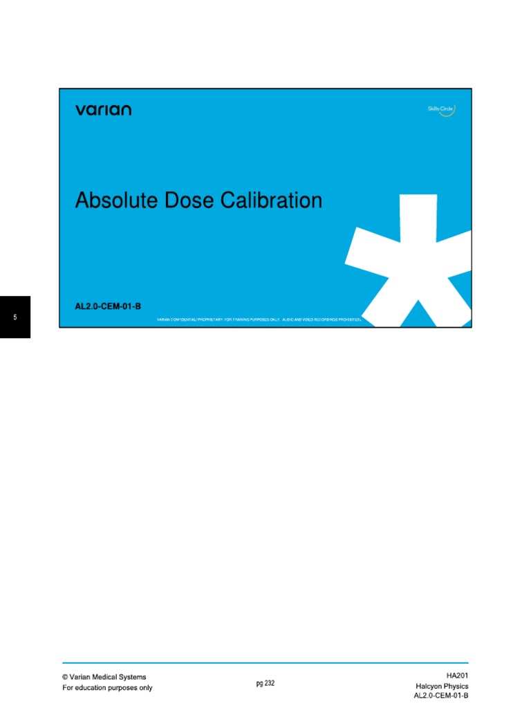 Halcyon-Dose Cal-Output | PDF