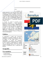 Benelux - Wikipédia, A Enciclopédia Livre