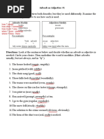 Adjectives and Adverbs | PDF | Adjective | Adverb
