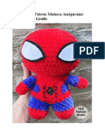 Spider Man Patron Muneca Amigurumi Peluche PDF Gratis