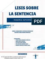 Análisis Sobre La Sentencia