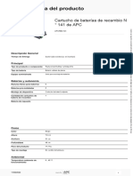 Cartuchos de baterías de recambio_APCRBC141