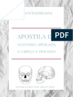 Apostila de Anatomia Aplicada A Cabeça e Pescoço Odontodreamm